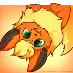 fridayflareon:  “Hey- you’re upside down!”   <33