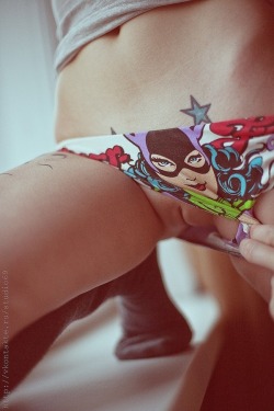 ourholestory:  -D  Yay for superhero undies!