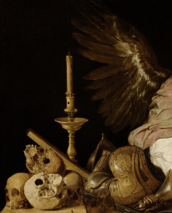 achasma: Detail from Allegory of Vanity by Antonio de Pereda.