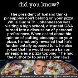 did-you-kno:  The president of Iceland thinks pineapples don’t