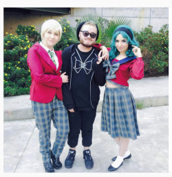 Me with Haruka + Michiru Cosplayers