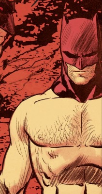 shirtlessmenincomics:    Shirteless Batman by Mikel Janin  