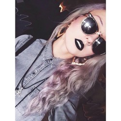 limecrime:  Black lipstick lovers go gaga for #BlackVelvet because