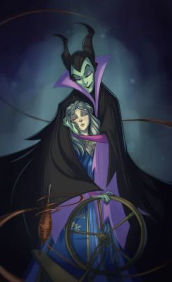 mgoodarts:  Late night Maleficent sketch for @sketch_dailies