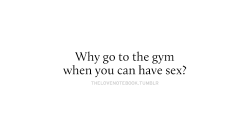 Bc you need to save your testosterone for the weights. Sex=cardio…cardio=lose