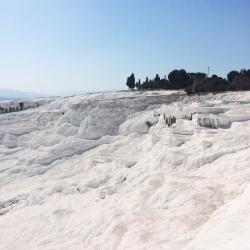 oh-so-coco:  The white mineral terraces of Pamakkale. View more