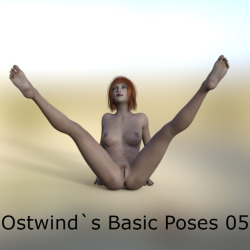 Ostwind is continuing with their great pose sets! 40 erotic poses for Genesis 3 Female plus Genesis 8 Female. This is the 5th installment and is ready to rock in Daz Studio 4.9 and up! Check the link for more pose examples and info. Simple Poses 05  http: