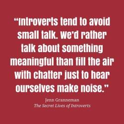 introvertunites:  If you’re an introvert, follow us @introvertunites​