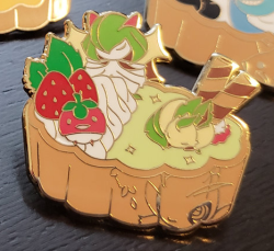 retrogamingblog:  Pokemon Fruit Tart Pins made by chickenricebowl