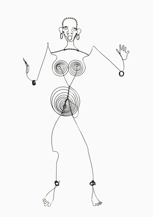 blondebrainpower:  Alexander Calder (American, 1898-1976)Josephine