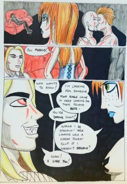 Kate Five vs Symbiote comic Page 149  Marcus doing his thing