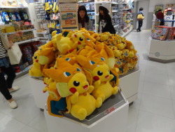 pokescans:  Pokémon Center Yokohama, part 1 (mostly Pikachu