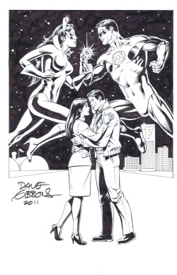 comicbookwomen:  Hal Jordan and Carol Ferris-Dave Gibbons