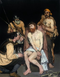 lionofchaeronea:Jesus Mocked by the Soldiers, Édouard Manet,