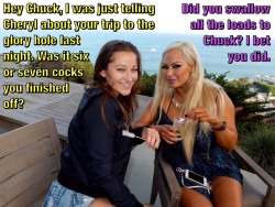 coocoocuckold:  Six or seven #bi #humiliation #cuckold #cuckoldcaptions