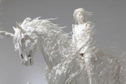 sixpenceee:  Sculptural works by Japanese artist Motohiko Odani.