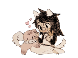 nymphicus: ive been playing pkmn moon and i named my rock puppy