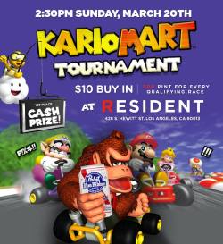 Hosting a Kario Mart tournament today dressed as Lakitu! (at