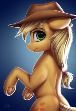 the-pony-allure:AJ by DeltauraArt  :D!