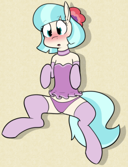 Theme 4:  Draw/Write about a pony wearing sexy clothes 