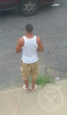 stalkerazzi365:  My sexy ass neighbor!!! (Yes!….again!!) :@)