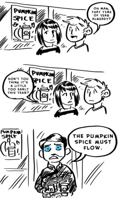 mittiepaul:  The way some people freak out about pumpkin spice
