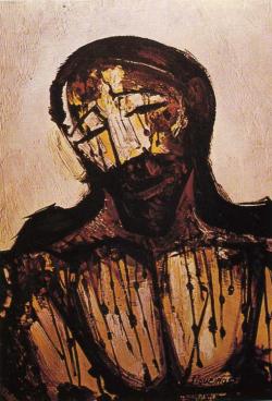 an-art-gallery:  Christ, 1965 David Alfaro Siqueiros