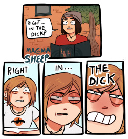 magmasheep:  Wow Chloe, you sure punch a lot of dicks *gay silence*ALSO,