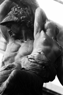  Achilles and Polyxena, sculpture by Pio Fedi 