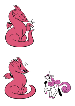 stutterhug: Hot Gossip ~ ((Patreon))  dragons love unicorns~