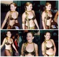 Sabrina as Slave Leia