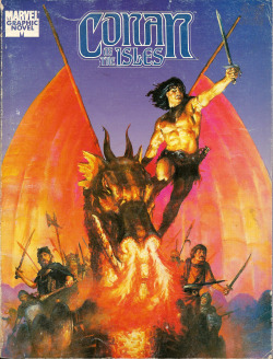 Marvel Graphic Novel: Conan Of The Isles (Marvel, 1988) From