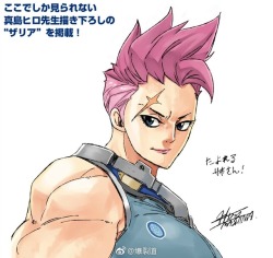 pkjd-moetron:Overwatch’s Zarya illustration by Fairy Tail author
