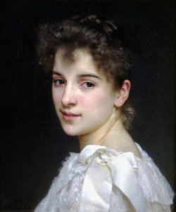 cyvng:  Potrait de Gabrielle Cot by William-Adolphe Bouguereau
