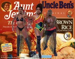 vonillustrated:  Renee Cox Liberation of Aunt Jemima and Uncle