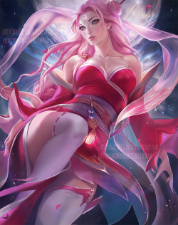 sakimichan:   Lunar princess ^_^ she was voted up for this terms