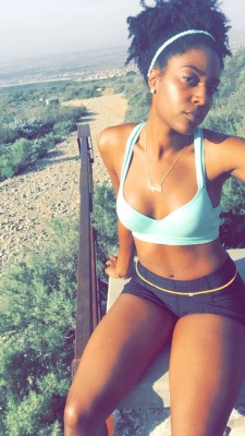 theejamaicanbeauty:  Today’s hike was truly something 🤗⛅️🌾💦