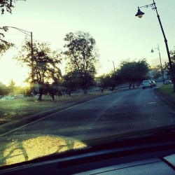 The view #morning #sunrise #pretty #car