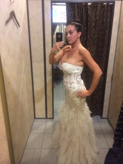 wicked-moment:  Trying to find the perfect dress for the #AVNAwards.