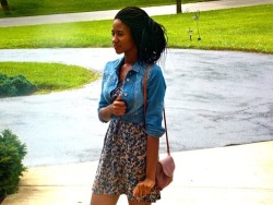 blackfashion:  Chizuru, 16, Nigeria  Denim Jacket: Old Navy,