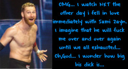 wrestlingssexconfessions:  OMG… I watch NXT the other day i