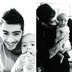 staygold-mp4:  zayn and his goddaughter 