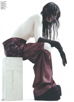 skt4ng:  Jamie Bochert Photographed by Willy Vanderperre and