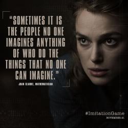   The Imitation Game @ImitationGame · 2h   Heroes change