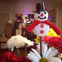 Happy Holidays to you and yours from this happy snowman and her