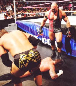 Axel’s ass and Ryback’s bulge! The must really like