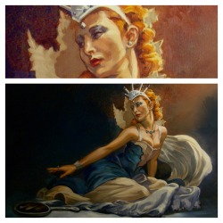 jasonshorrillustration:  The Snow Queen- 30x40, oil on canvas,