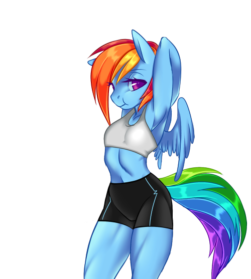 kronilix:  3 dashie varients because she’s one of my favourite ponies inter-sex, female and clothed   I like