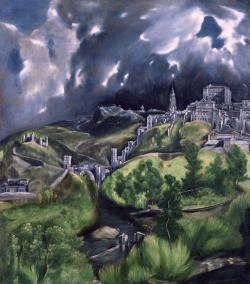 artmastered:  El Greco, View of Toledo, n.d. 