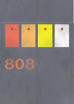 extramegane:  ICON » TR-909／TR-808／TB-303／MPCをモチーフにしたポスター、『Minimal